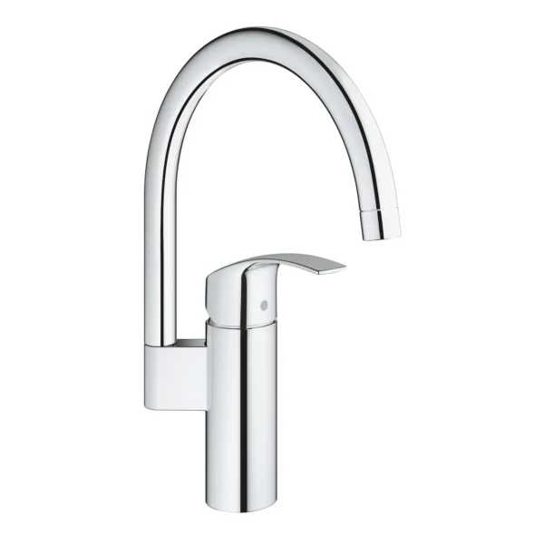 GROHE EUROSMART EVİYE BATARYASI DÖNER BORULU KROM