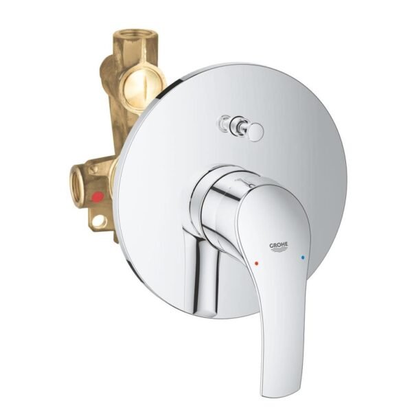 GROHE EUROSMART ANKASTRE BANYO BATARYA SETİ KROM - Görsel 8