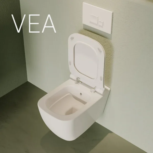 ISVEA VEA CUBO RIMLESS ASMA KLOZET + KAPAK - Görsel 2