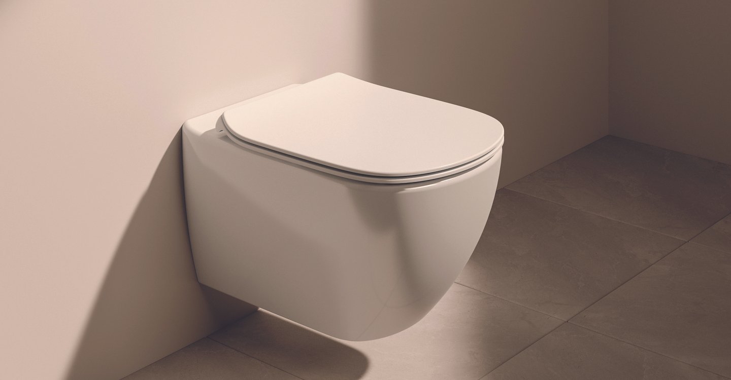 IDEAL STANDARD TESİ ASMA KLOZET KANALSIZ AQUABLADE + SLIM SOFT CLS KAPAK - Görsel 2