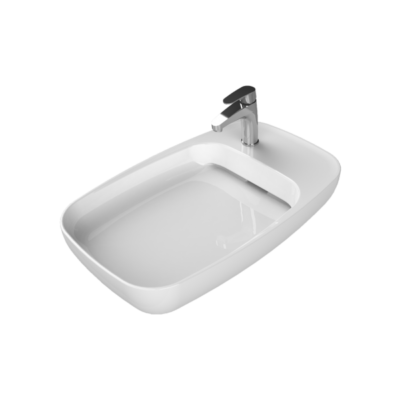 CERASTYLE NOVA GİZLİ SİFON TEZGAHÜSTÜ LAVABO 70x42