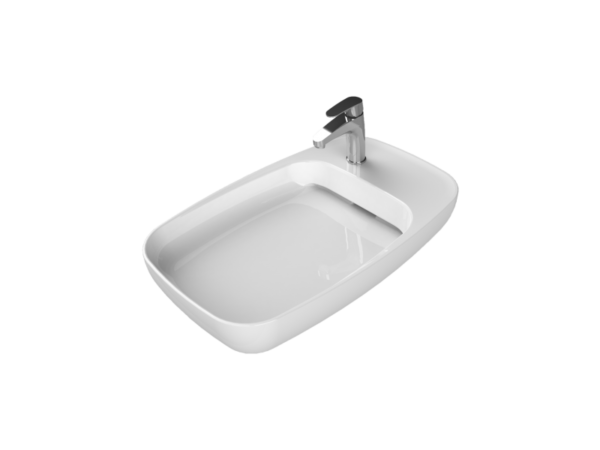 CERASTYLE NOVA GİZLİ SİFON TEZGAHÜSTÜ LAVABO 70x42