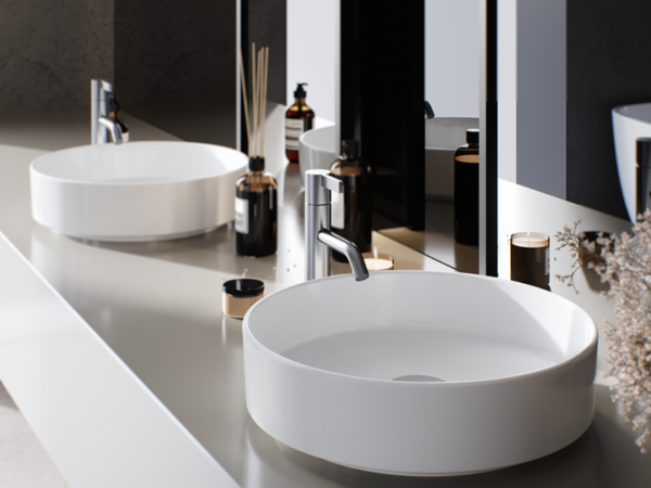 CERASTYLE SUIT ÇANAK LAVABO MAT BEYAZ 40CM - Görsel 2