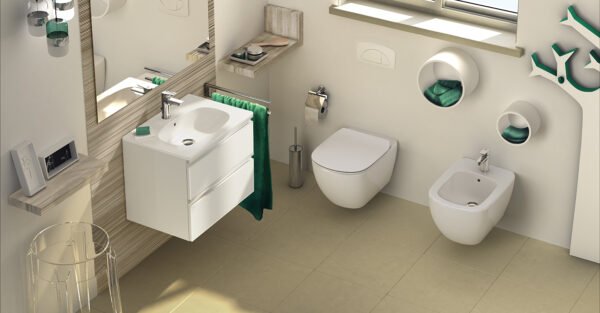 IDEAL STANDARD TESİ ASMA KLOZET KANALSIZ AQUABLADE + SLIM SOFT CLS KAPAK - Görsel 3