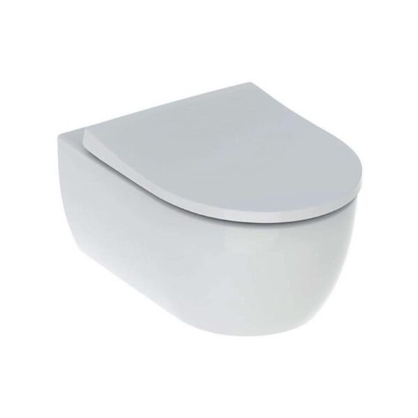 GEBERIT ICON RIMFREE ASMA KLOZET + ICON SLIM KAPAK SET PARLAK BEYAZ